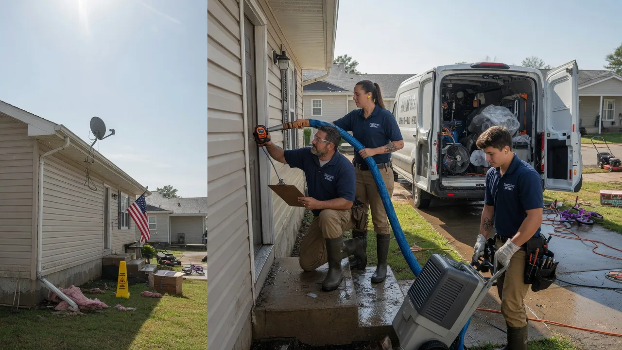 Ceiling Water Damage Restoration in Sibley, MO near me